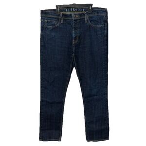 Alesbury Men's 34x30 Jeans Blue Denim Classic Straight Fit Casual Workwear